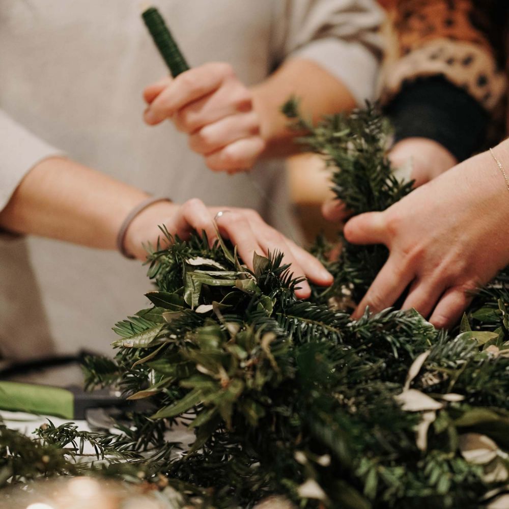 kurse & workshops - Kränze binden, Adventskränze oder Türkränze bei sowohl.als.auch. in Wolframs-Eschenbach